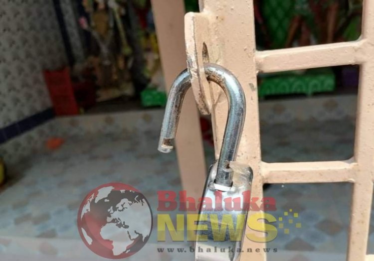 ভালুকায় রাধা গোবিন্দ মন্দিরের মূর্তি স্বর্ণালঙ্কারসহ   প্রায় দেড় লাখ টাকার মালামাল চুরি 